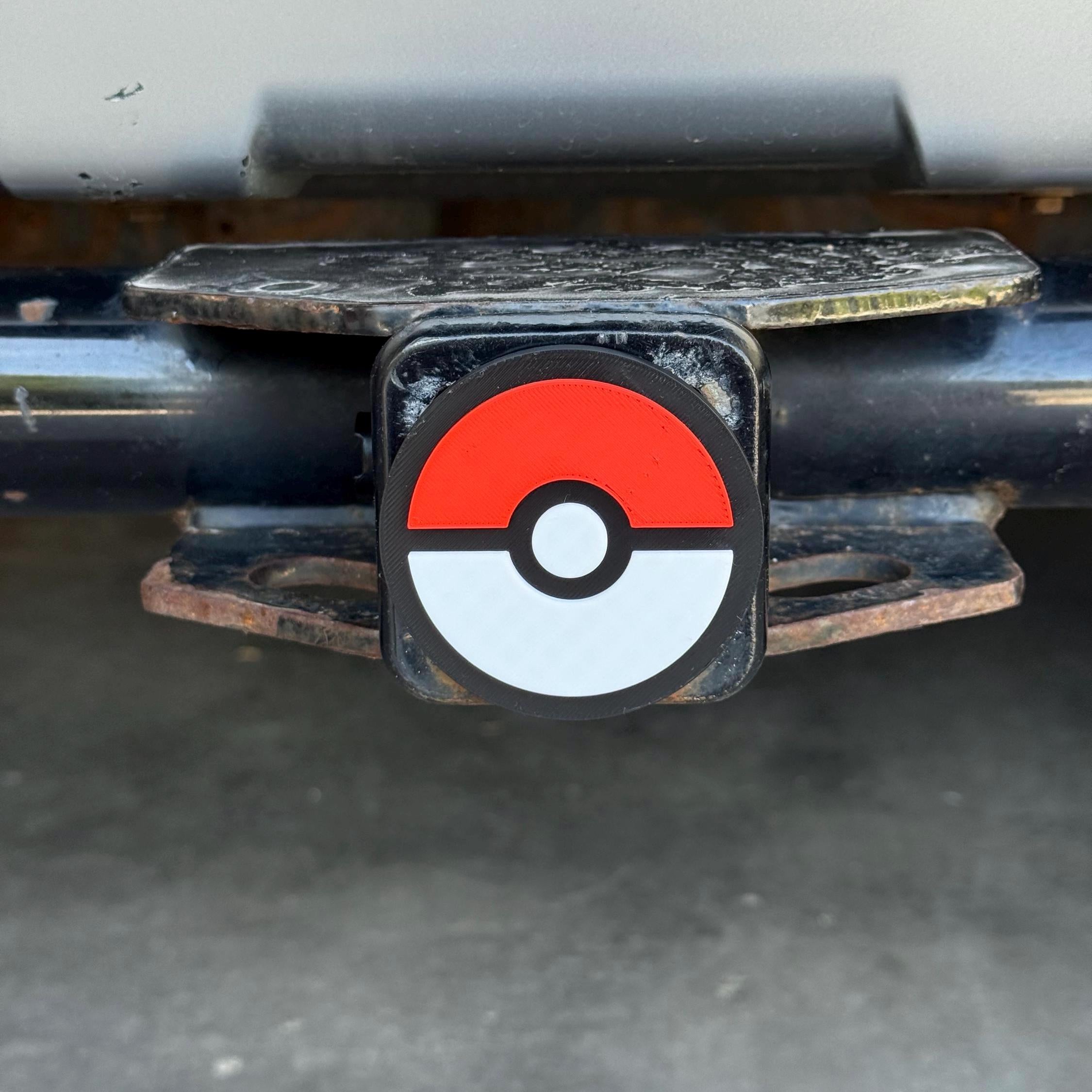 Pokemon Hitch Cover | Custom Trailer Hitch Plug for 2-Inch Receiver | PIN INCLUDED
