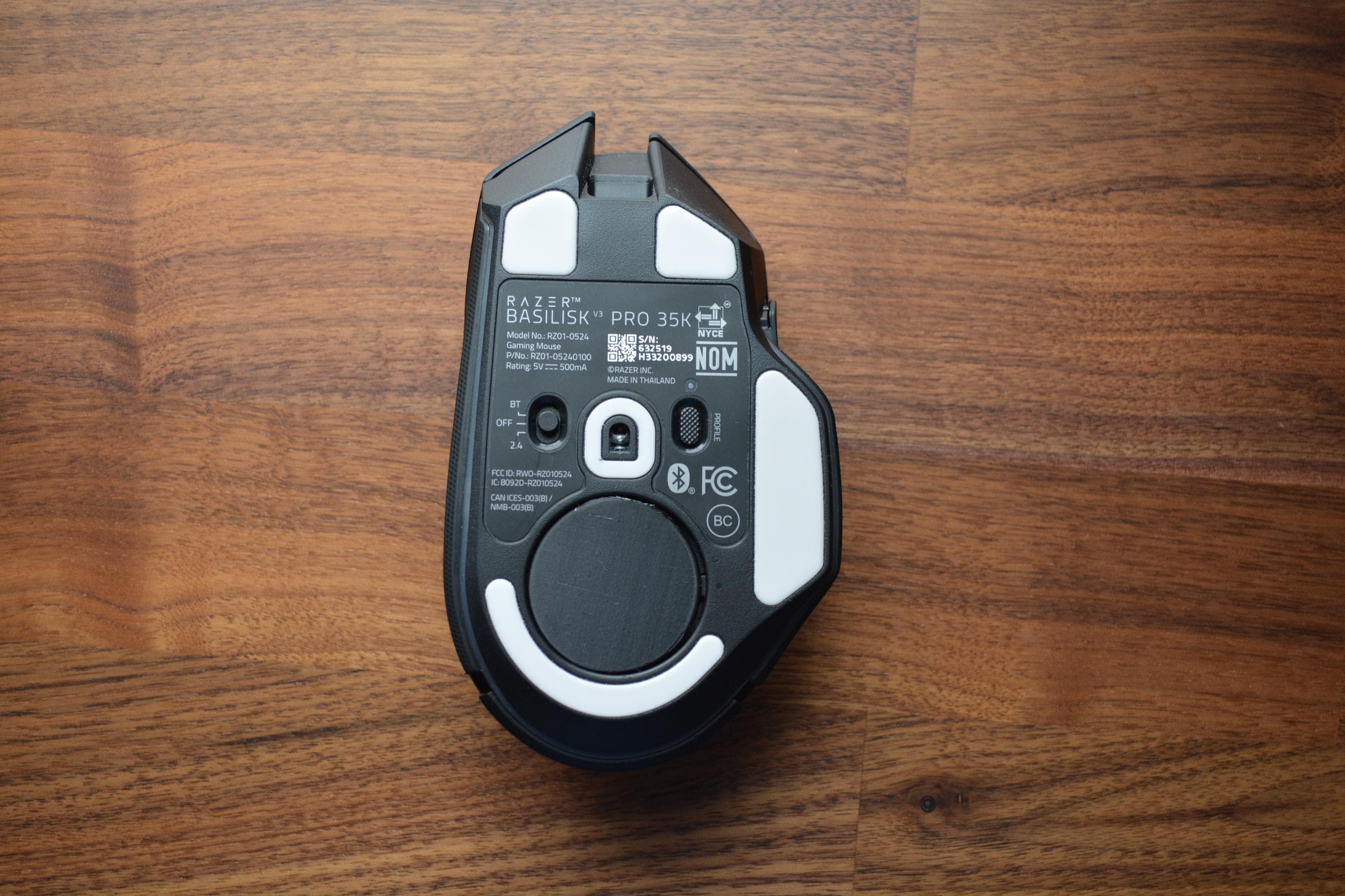 Razer Basilisk V3 Bottom Cover Replacement (Set of 3)