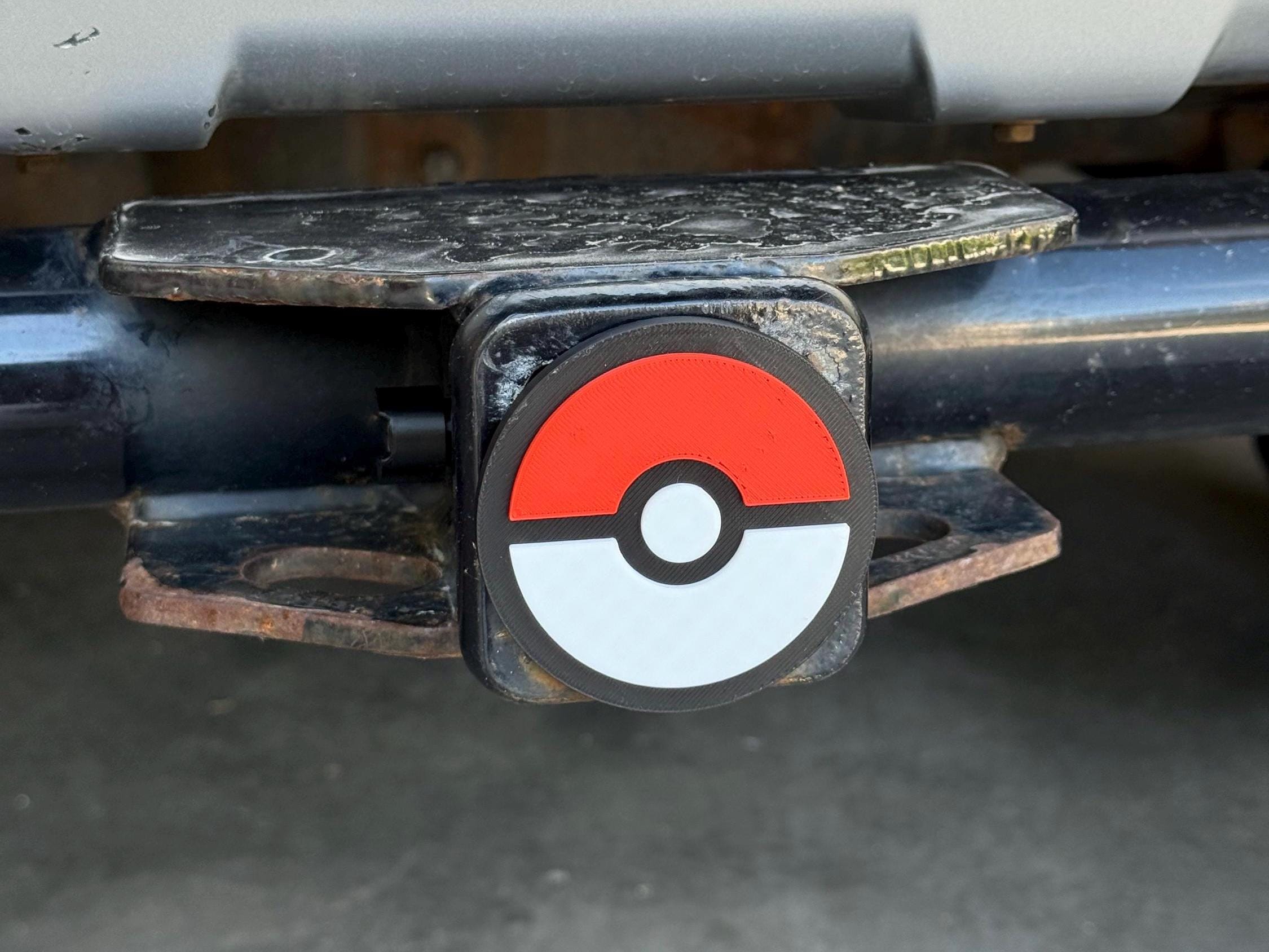 Pokemon Hitch Cover | Custom Trailer Hitch Plug for 2-Inch Receiver | PIN INCLUDED